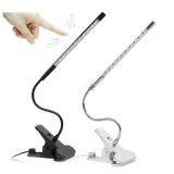 niceEshop 10 Lamp USB Intelligent Touch LED Reading Lamp/switch Adjusting Brightness Fixture Base Design