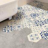 niceEshop 10 Pcs Set Removable Floor Wall Sticker Waterproof Pvc Stickers For Living Room Bathroom Decor,23*20cm