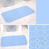 niceEshop Bathroom Candy Color Foot Massage Carpet Mat PVC Non-slip Mat (48cm×78cm), Blue