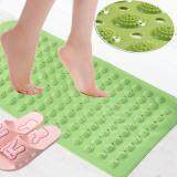 niceEshop Bathroom Candy Color Foot Massage Carpet Mat PVC Non-slip Mat (48cm×78cm), Green