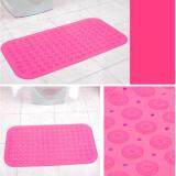 niceEshop Bathroom Candy Color Foot Massage Carpet Mat PVC Non-slip Mat (48cm×78cm), Rose