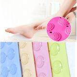 niceEshop Bathroom Candy Color Foot Massage Carpet Mat PVC Non-slip Mat (48cm×78cm), Rose