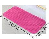 niceEshop Bathroom Candy Color Foot Massage Carpet Mat PVC Non-slip Mat (48cm×78cm), Rose