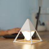 niceEshop Pyramid LED Table Lamp Modern Eye-care Night Light With Touch Control For Bedroom, Living Room, Kids Room Or Office