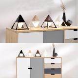 niceEshop Pyramid LED Table Lamp Modern Eye-care Night Light With Touch Control For Bedroom, Living Room, Kids Room Or Office