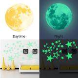 niceEshop Removable 30cm Moon Stars Glow In The Dark Sticker, Night Luminous Kids Room Wall Decal Stickers For Simulated Ideal Kids Decor Or Adults, Perfect Gift Kids Boys Girls, Yellow