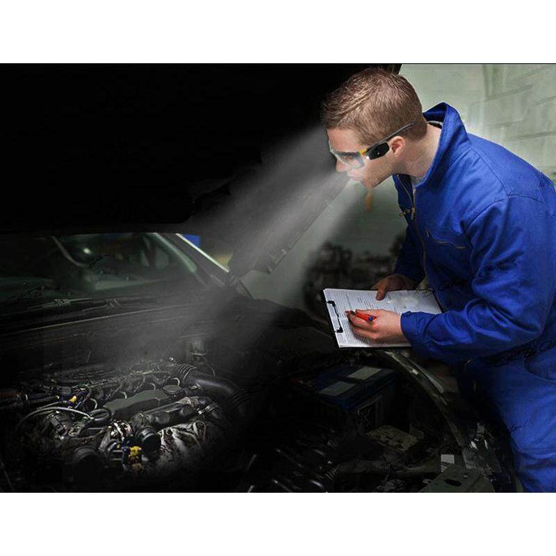 Night vision goggles High brightness led light reading glasses industrial work safety Night riding Repair the car