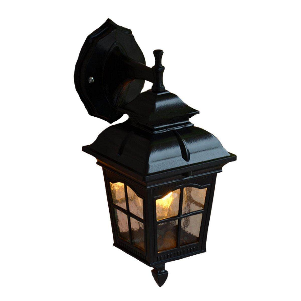 Outdoor Hanging Pendant Exterior Lantern Light Yard Garden Wall Porch Fixture - intl