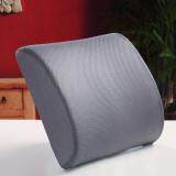 Outdoor Memory Foam Lumbar Back Relief Pillow color:Blue