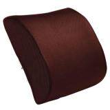 Outdoor Memory Foam Lumbar Back Relief Pillow color:Coffee