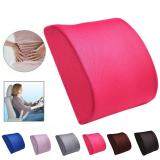 Outdoor Memory Foam Lumbar Back Relief Pillow color:Coffee