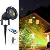 Outdoor Moving Projector LED Laser Lamp Waterproof Christmas Stage Garden Light US Plug