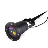 Outdoor RGB Dynamic Laser Projector Light Xmas Lawn Garden Party Stage Lighting EU Plug