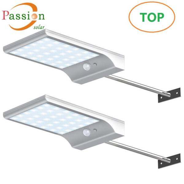 Niềm đam mê Ngoài Trời Đường Chống Nước Dán Tường 450LM 36 ĐÈN LED Năng lượng mặt trời Đèn CẢM BIẾN Chuyển Động Cảm Biến Ánh Sáng Sân Vườn An Ninh Đèn -2 gói