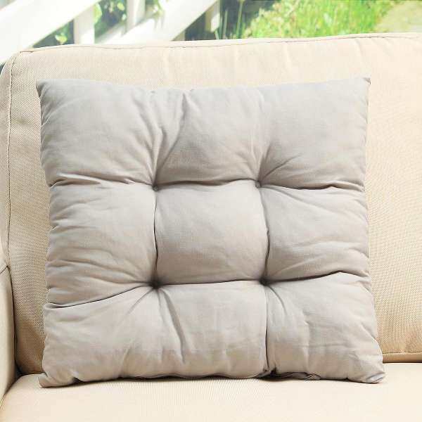 Patio Chair Cushion Set Seat Dog Cat Pads Garden Outdoor Furniture Soft Pillow Grey - intl