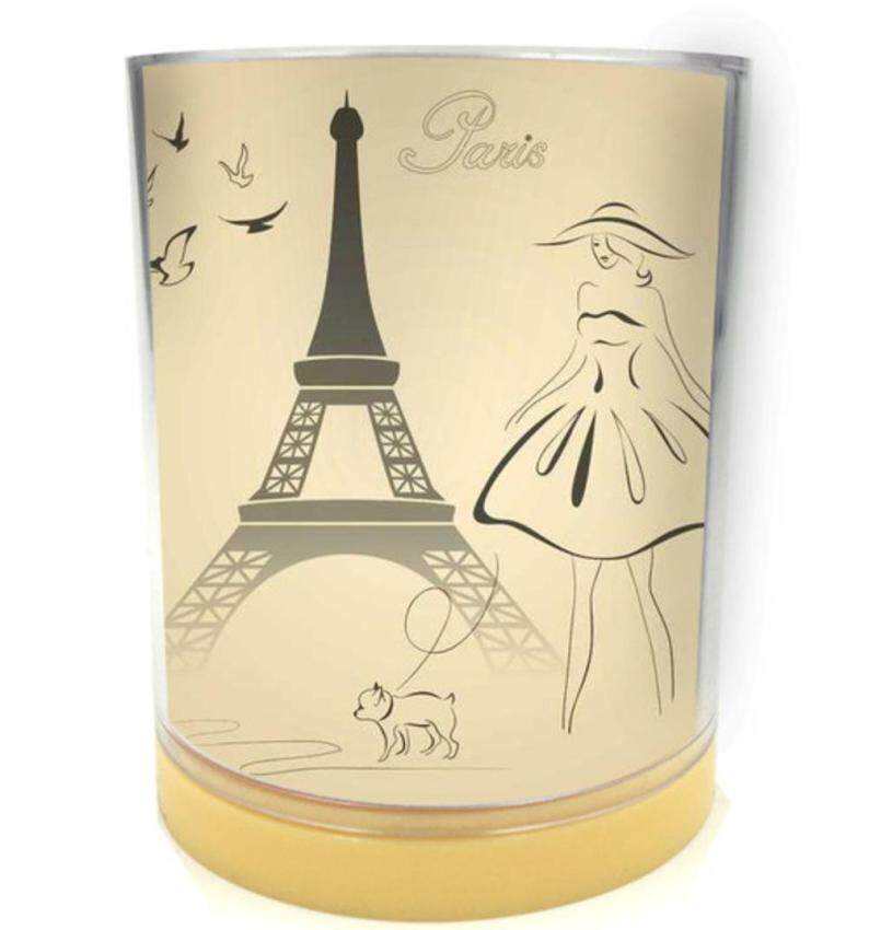 Sfstore Wadah Penyangga Pena Kota Kehidupan Percintaan Di Paris Menara Eiffel Forpencil Silinder Pot Meja Kantor Pengelola Aksesoris Schoolsupplies-Intl