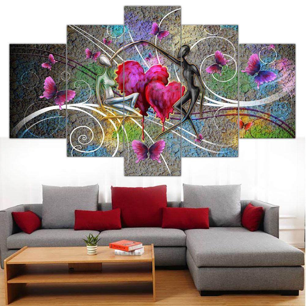 (photo)Unframed Modern Art Painting Print Canvas Picture Home Wall Room Decoration # Framed - intl