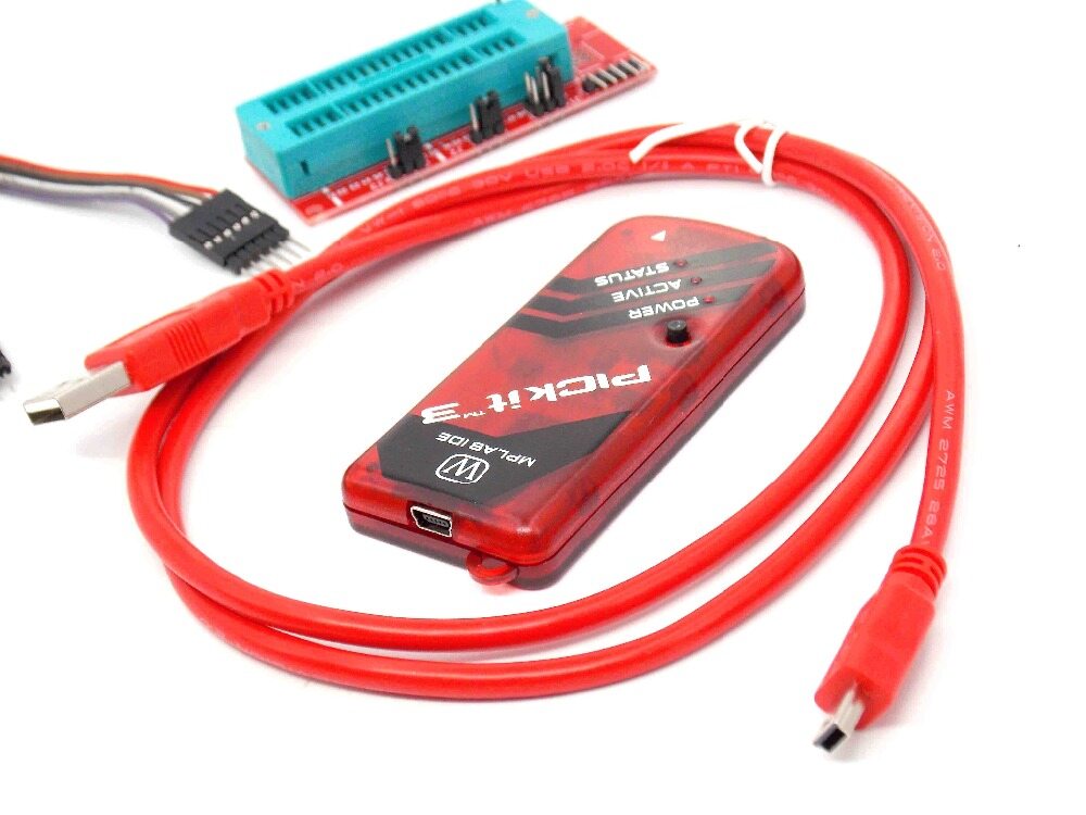 PIC KIT2 PIC KIT3 PIC KIT3 Bộ Lập Trình PICKIT3 + PIC ICD2 PICKit 2 PICKIT 3 Bộ Chuyển Đổi Lập Trình, Phổ Programmer Seat