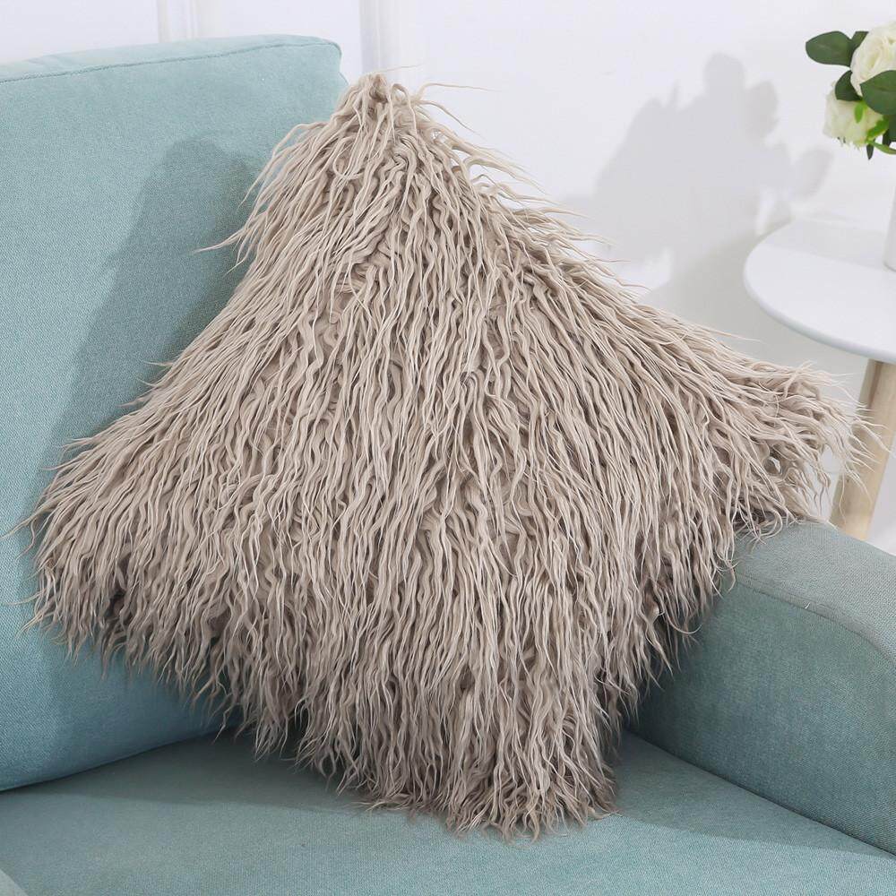 Plush Fashion Throw Pillow Cases Cafe Sofa Cushion Cover Home Decor - intl