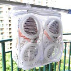 Sepatu Portabel Laundry Cuci Bersih Tas Jaring Ritsleting Sepatu Kering Penyimpanan Organizer