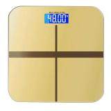 Precision Household Weighing Scale, Digital Bathroom Scales, Body Weight Loss Measuring Machine With LED Backlight Display, 400 Pounds Capacity Style:Navy Blue