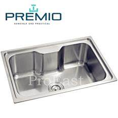 Home Kitchen Ings At Best Price In Premio S1 6645 Single Medium Stainless Steel Kitchen Sink 1 0mm T
