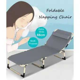 Premium Foldable Chaise Lounge Lazy Chair Ning Lazada Premium Foldable Chaise Lounge Lazy Chair Ning