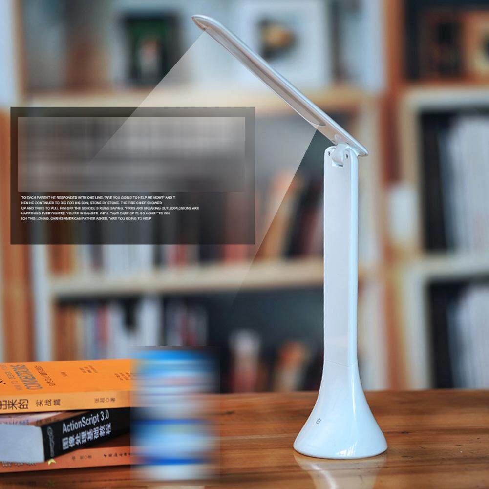 Rechargeable Touch Sensor LED Desk Table Light Dimmable Foldable Lamp - intl