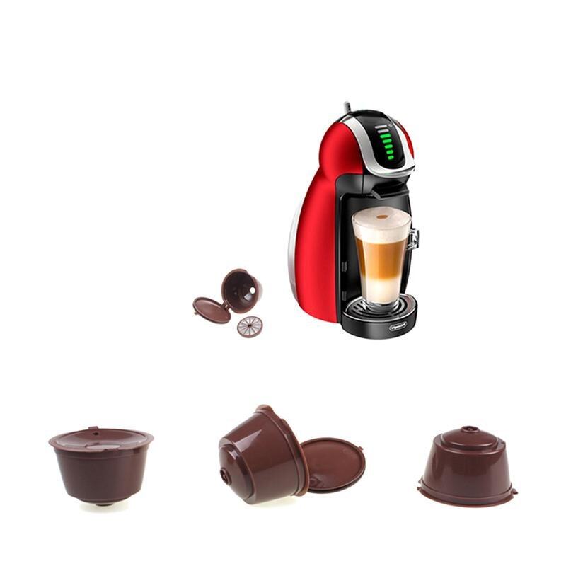 Isi Ulang DOLCE GUSTO Kapsul Dapat Digunakan Kembali Polong Penyaring Kopi Piala-Intl