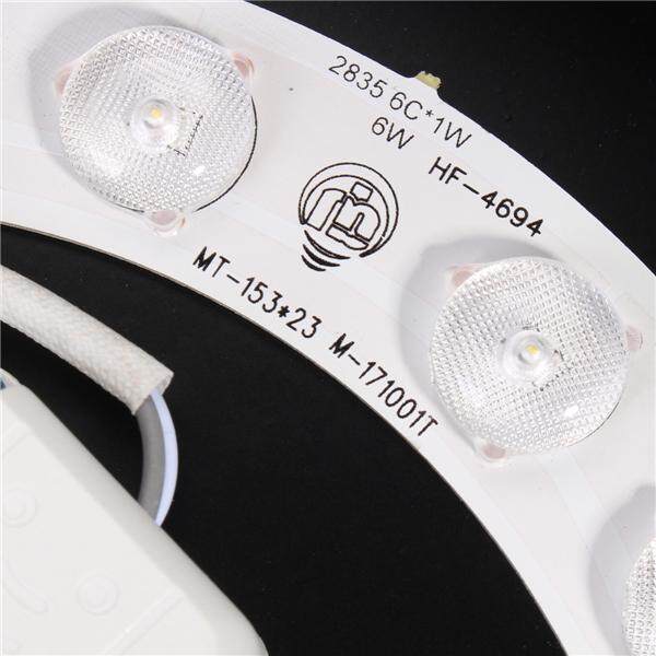 Round LED Ceiling Down Light Fixture Home Bedroom Living Room Surface Mount Lamp # White Light 30cm - intl