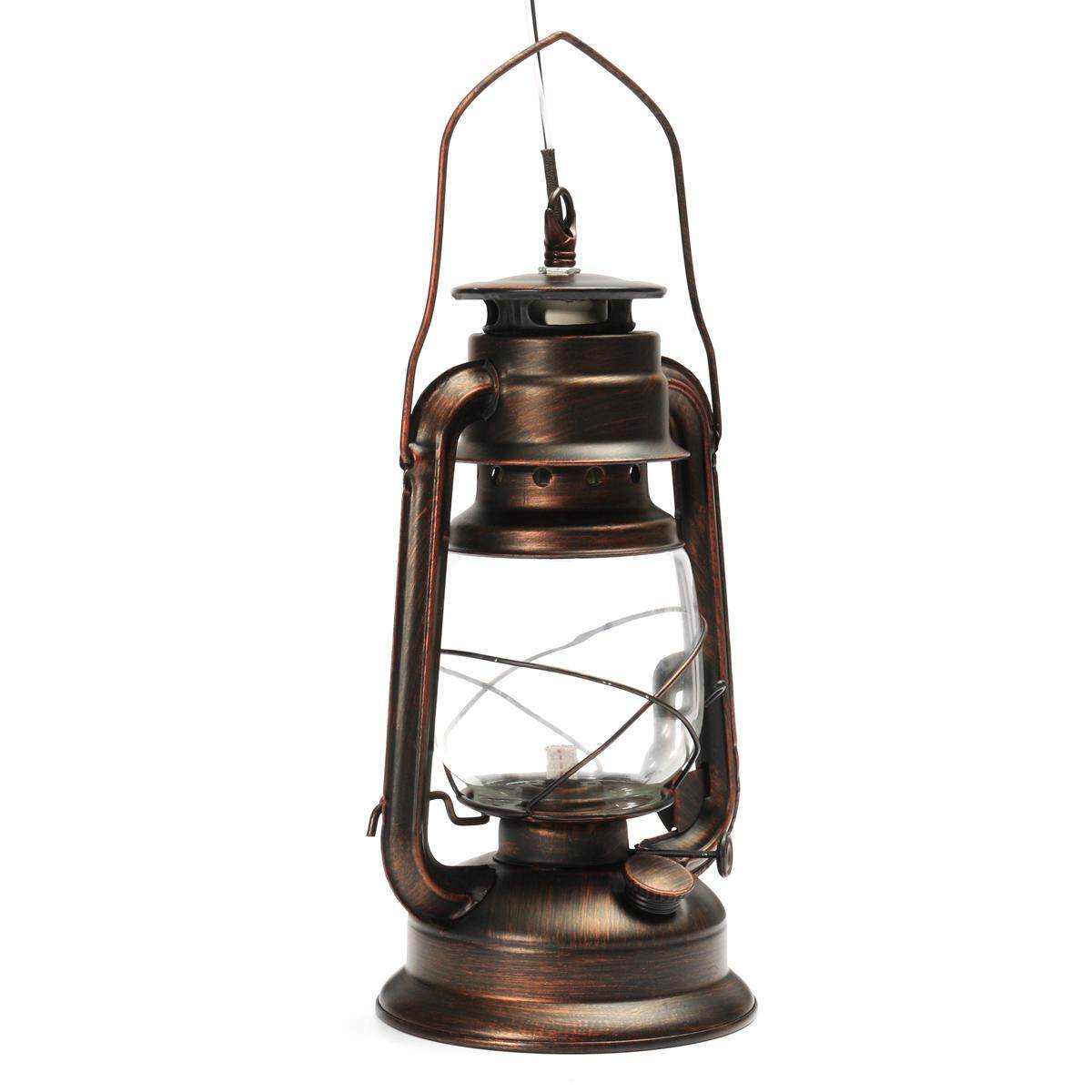 Rustic Antique Vintage Style E27 Retro Lantern Wall Lamp Sconce Light Fixture - intl