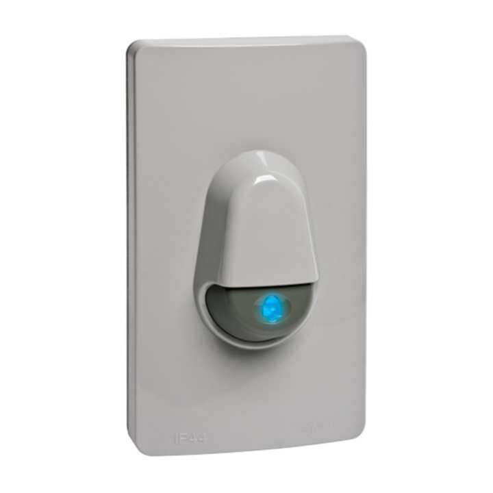 SCHNEIDER Kavacha Weatherproof Door Bell Switch (Grey) Lazada