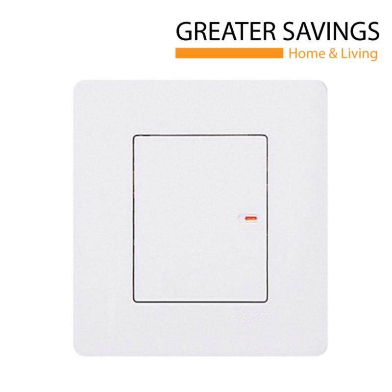 SCHNEIDER ZENCELO 1GANG 1WAY SWITCHES , WITH ONDICATOR, WHITE E8431/1