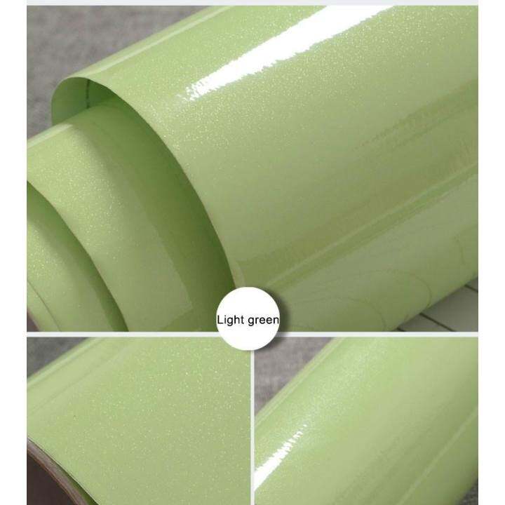 SDP Glossy DIY Decorative Film PVC Self adhesive Wall paper Furniture Renovation Wall Stickers Kitchen Cabinet Waterproof Wallpaper