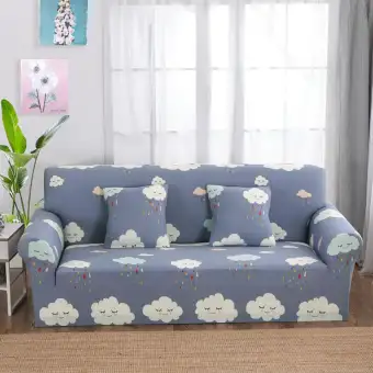 Set 1 2 3 Seater Stretch Slipcover Sofa Couch Protector Cover Case Home Decor Flower
