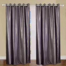 Essina Home Curtains Price In Malaysia Best Set Of 2pcs Essina Eyelet Curtain Blackout 200cm X 260cm Checker Fit Window