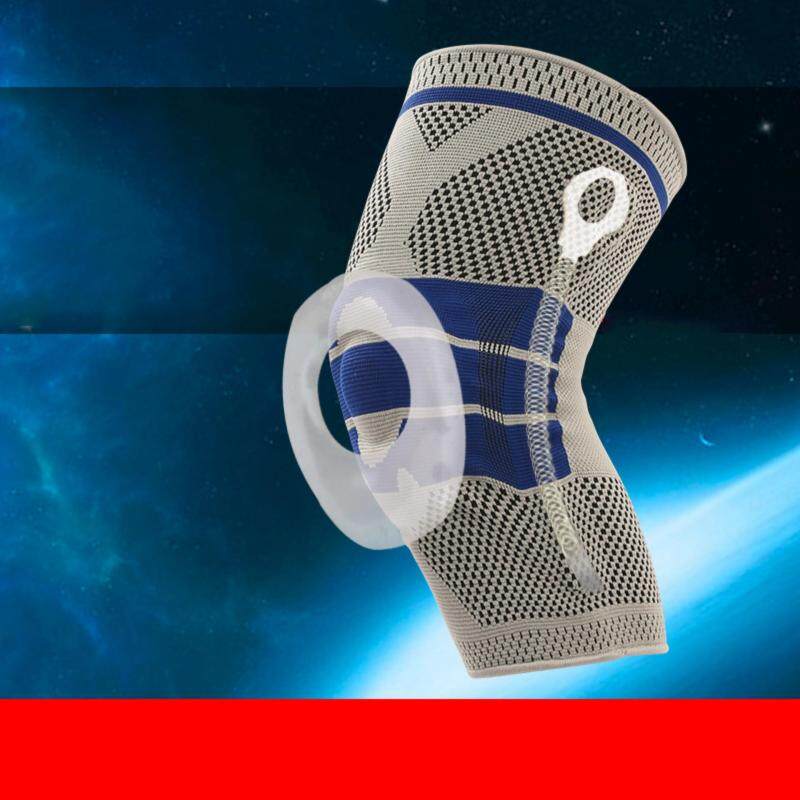 Silica Gel Leg Guard Knee Patella Strap Pad Brace Protection Sport Support Size-M