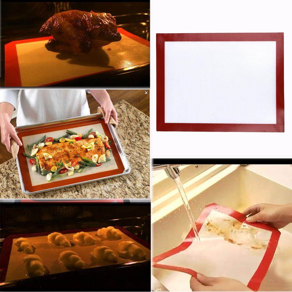 Newlifestyle Silicone Baking Sheet Liner Non Slip Oven Safe Heat Resistant Mat - intl(White)