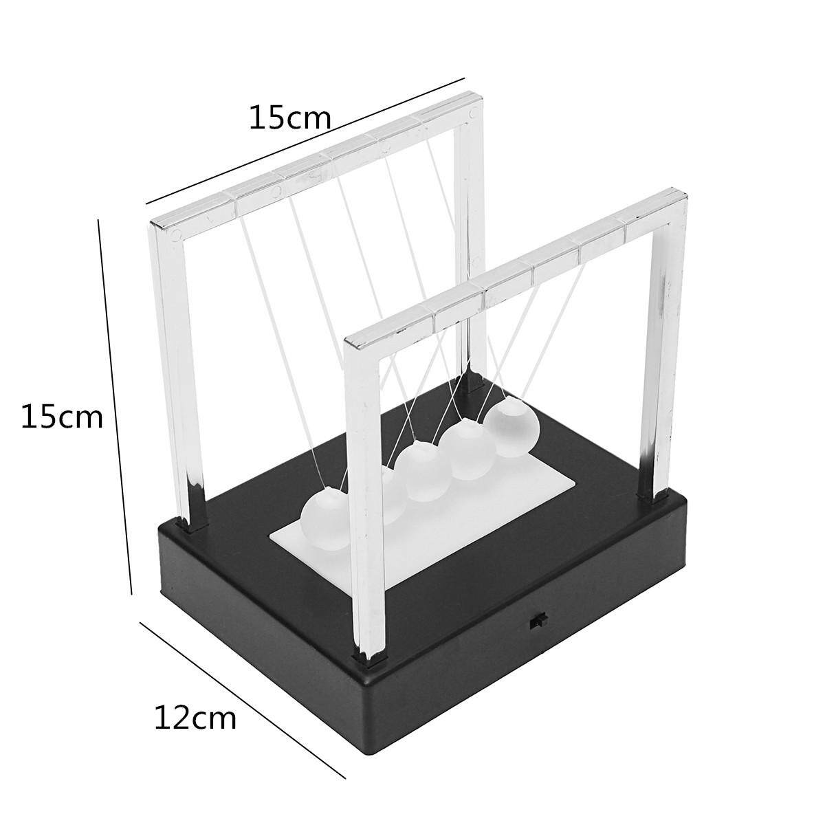 S/L Light Up Newtons Cradle Balance Ball Office Science Educational Desk Decor L - intl