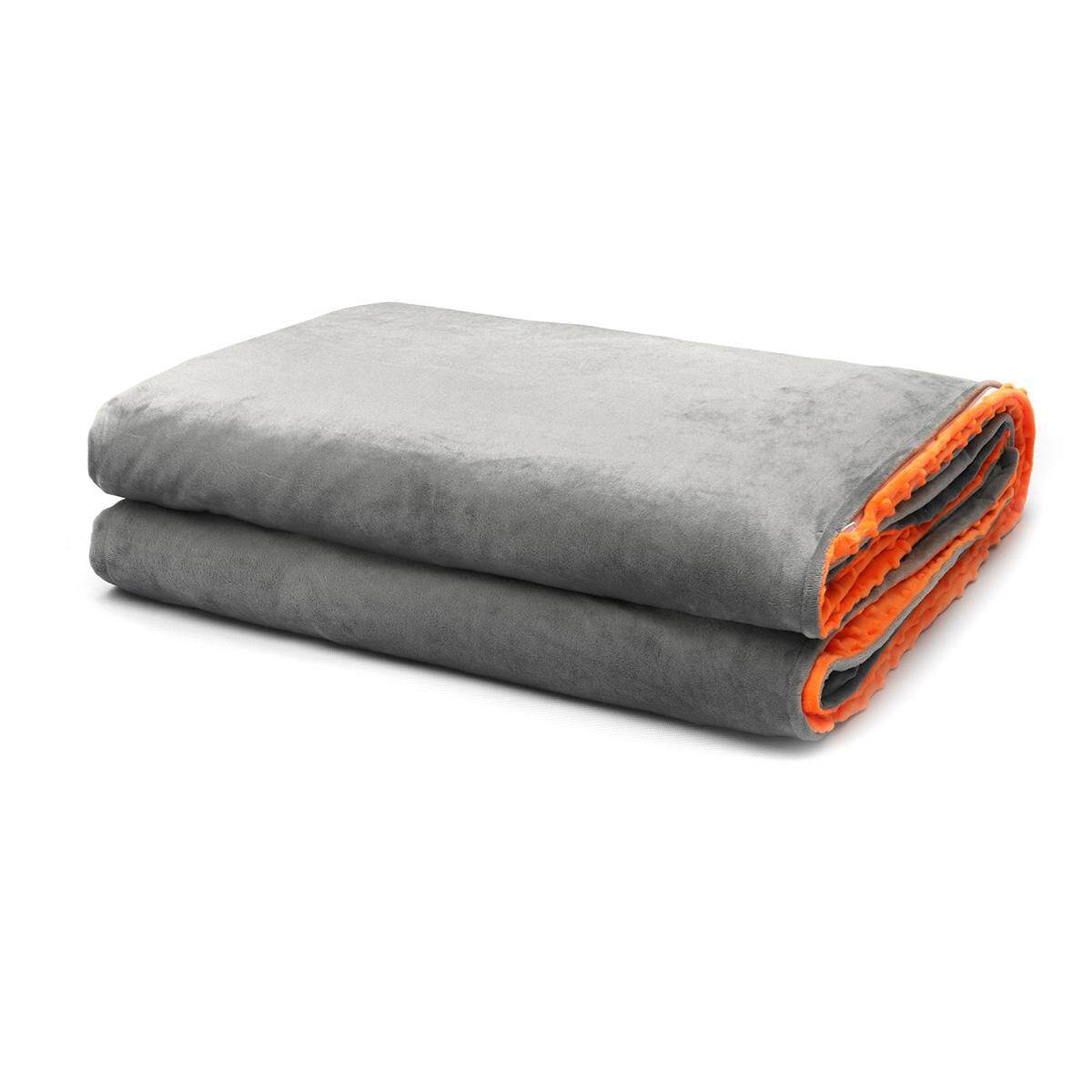 Soft Heavy Weighted Blanket Gravity Sensory Thick Cotton Bed Blanket Liner+Cover 150*200CM 7KG - intl