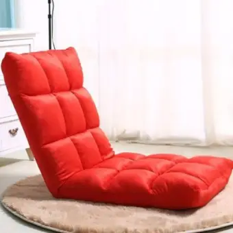 Sokano Foldable Sofa With Adjule Angle And Detachable Cover Red Sokano Foldable Sofa With Adjule Angle And Detachable Cover Red