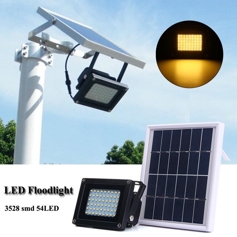 Outdoor Lighting For Lights S Brands Review Solar 54 Led Light Sensor Flood Spot Lamp Garden Outdoor Waterproof Warm White Intl
