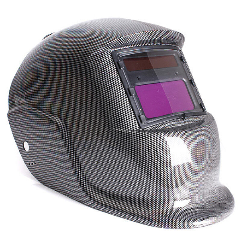 Solar Auto Darken Welding Helmet Mig Arc Tig Mask Grind Welder Mask Carbon Fiber