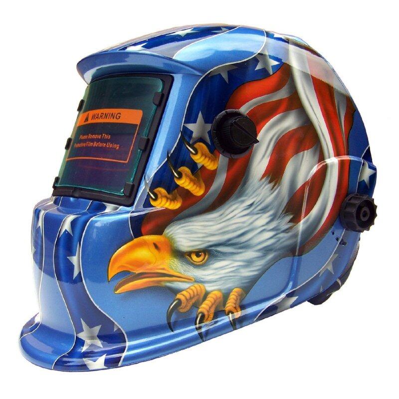 Solar Auto Darkening Welding Helmet ARC TIG MIG Mask For Welding Grinding Mask Eagle