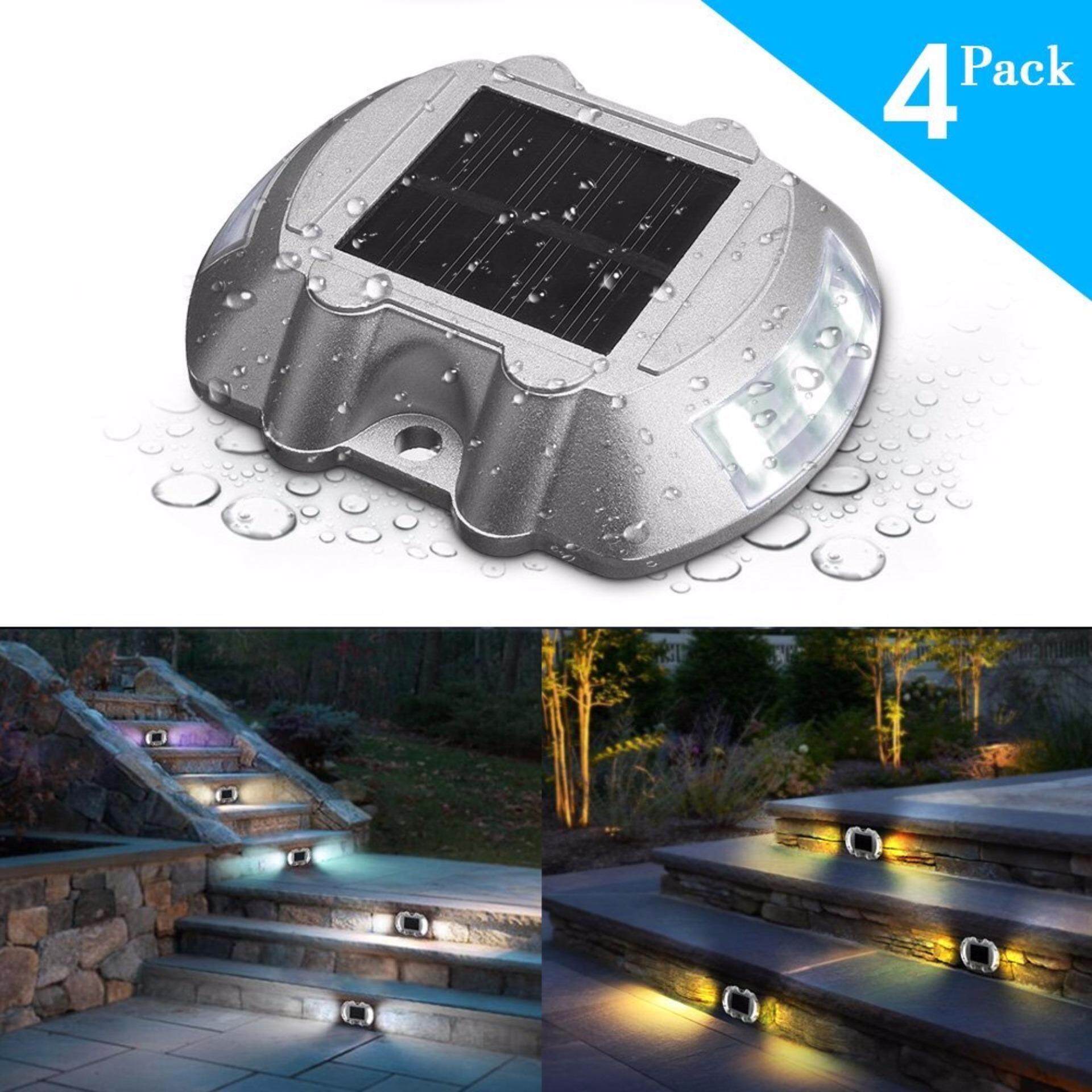 Outdoor Lighting For Lights S Brands Review Solmore 4 Pack Led Solar Dock Path Road Lights Marker