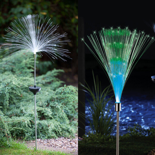 Outdoor Lighting For Lights S Brands Review Solar Fiber Optic Color Changing Garden Stake Light Nightlight Outdoor Lawn Lamp Bright Glowing Lighting Stick