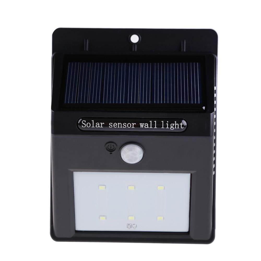 Solar Powered Motion Sensor Light Outdoor Waterproof Path Garden Lamp New