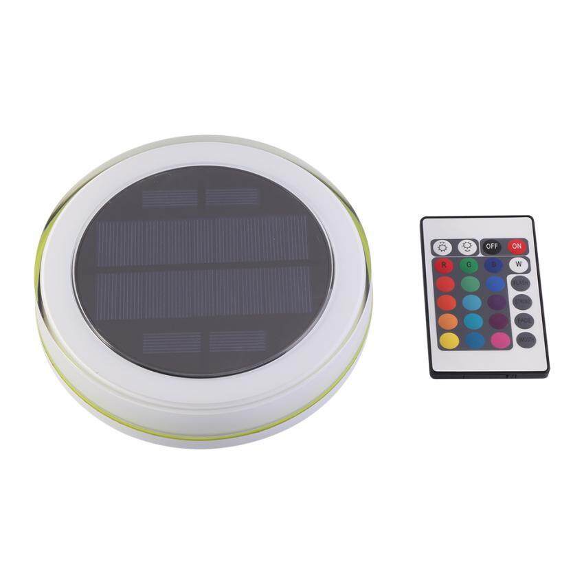 epayst Solar RGB Decoration Lamp LED Pond Swimming Pool Floating Fountain Light with Remote Control