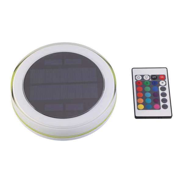 epayst Solar RGB Decoration Lamp LED Pond Swimming Pool Floating Fountain Light with Remote Control