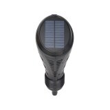 Solar Torch Light LED Double Installation Mode Garden Decoration (Black)